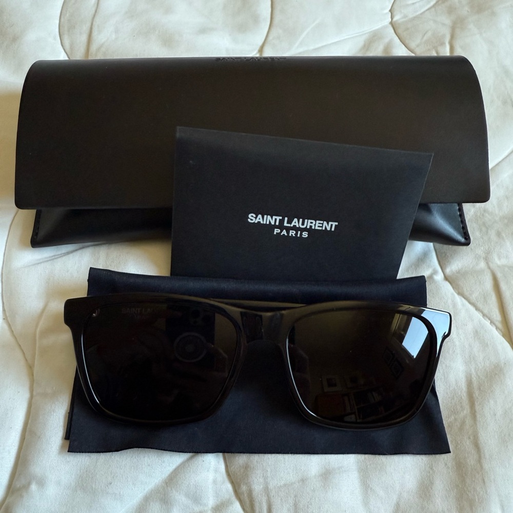 Saint Laurent Black Sunglasses SL318